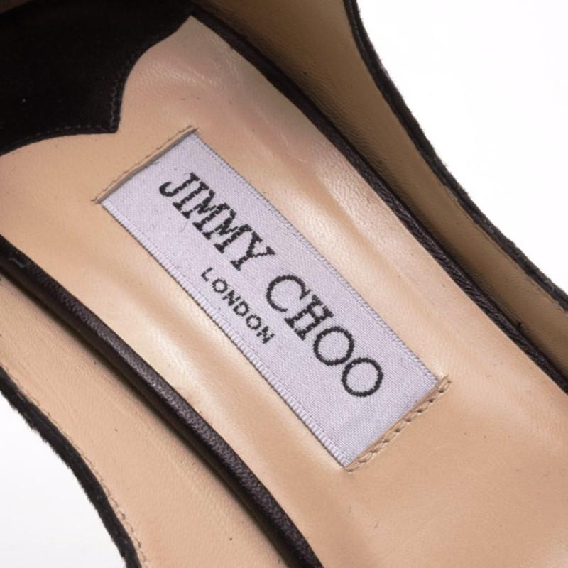 Jimmy Choo Black and Purple Darcy Sandals Size 40 1