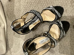 Jimmy Choo Black and White Sandal