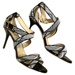 Jimmy Choo Black and White Sandal