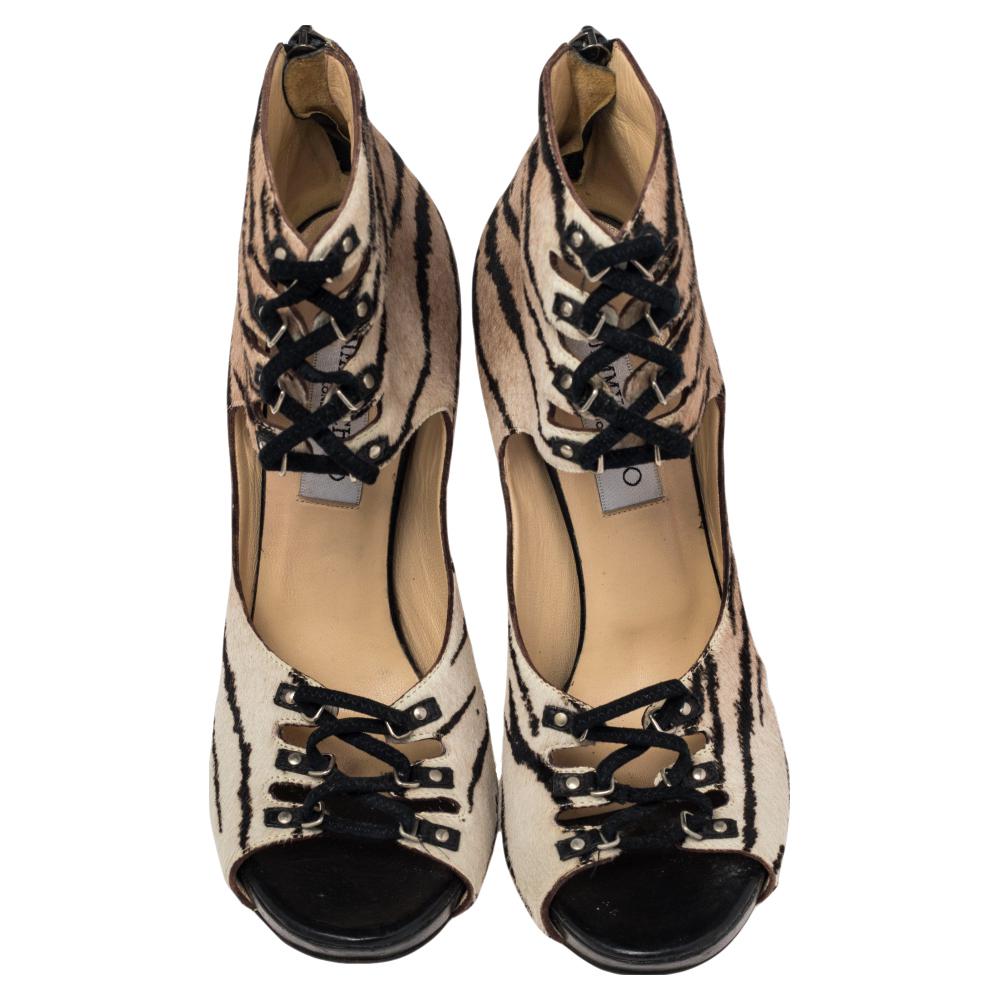 bottega veneta zebra heels