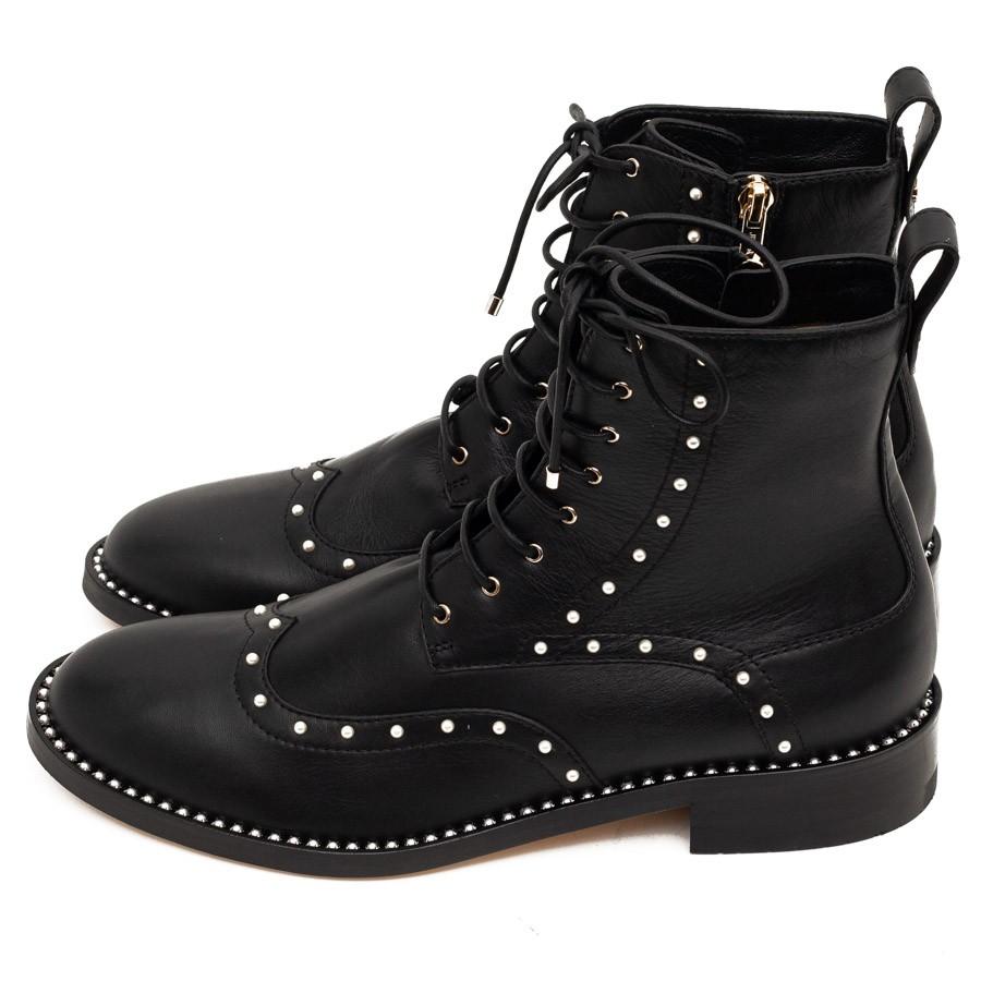 Jimmy Choo Black Boots Size 41.5 FR 4