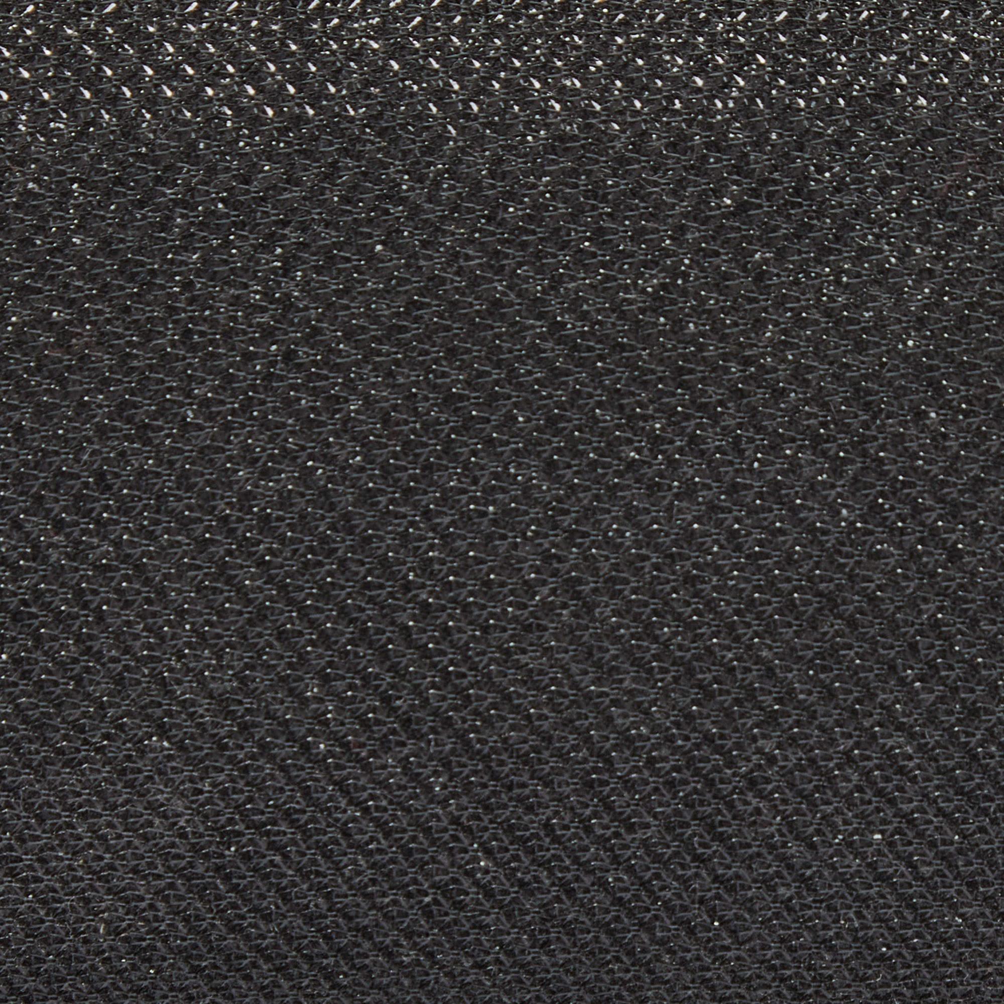 Donna Jimmy Choo - Pochette con cornice in tessuto lurex nero in vendita