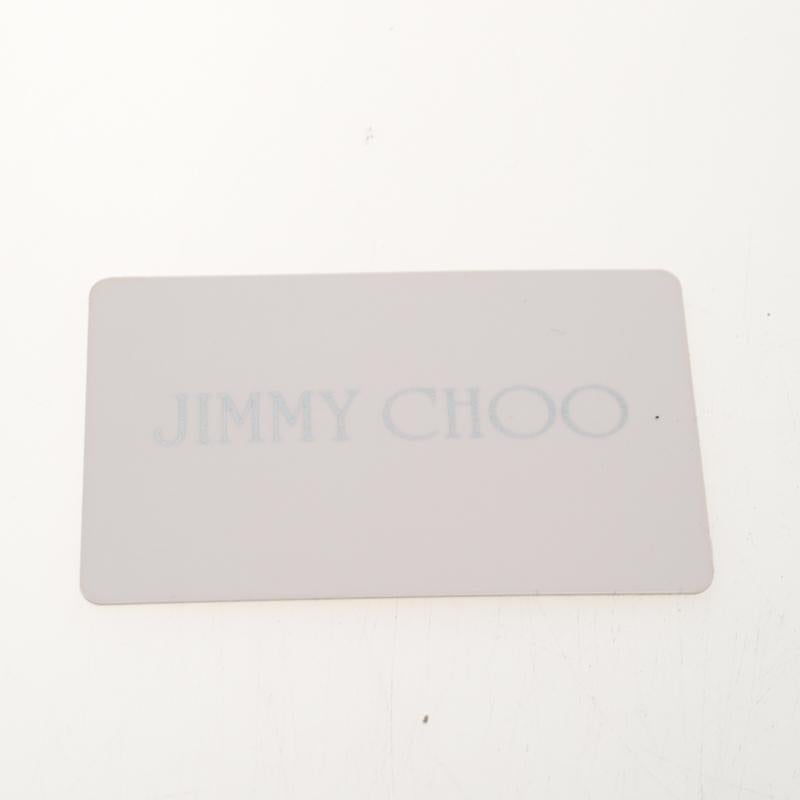 Jimmy Choo Black Glazed Leather and Suede Marla Satchel 7