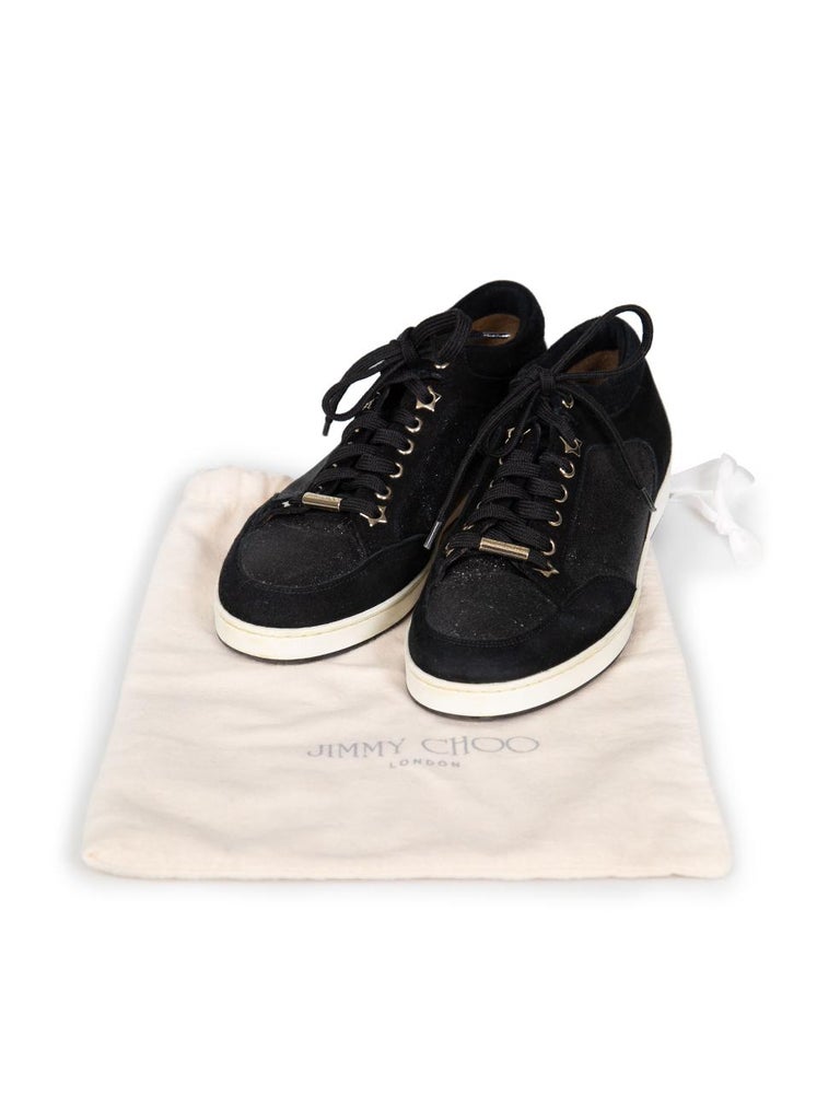 Sneakers Outlet Jimmy Choo Trainers Miami Jimmy Choo Black Glitter