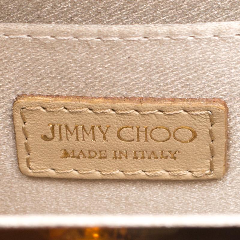 Jimmy Choo Black/Gold Acrylic Candy Clutch Bag 1