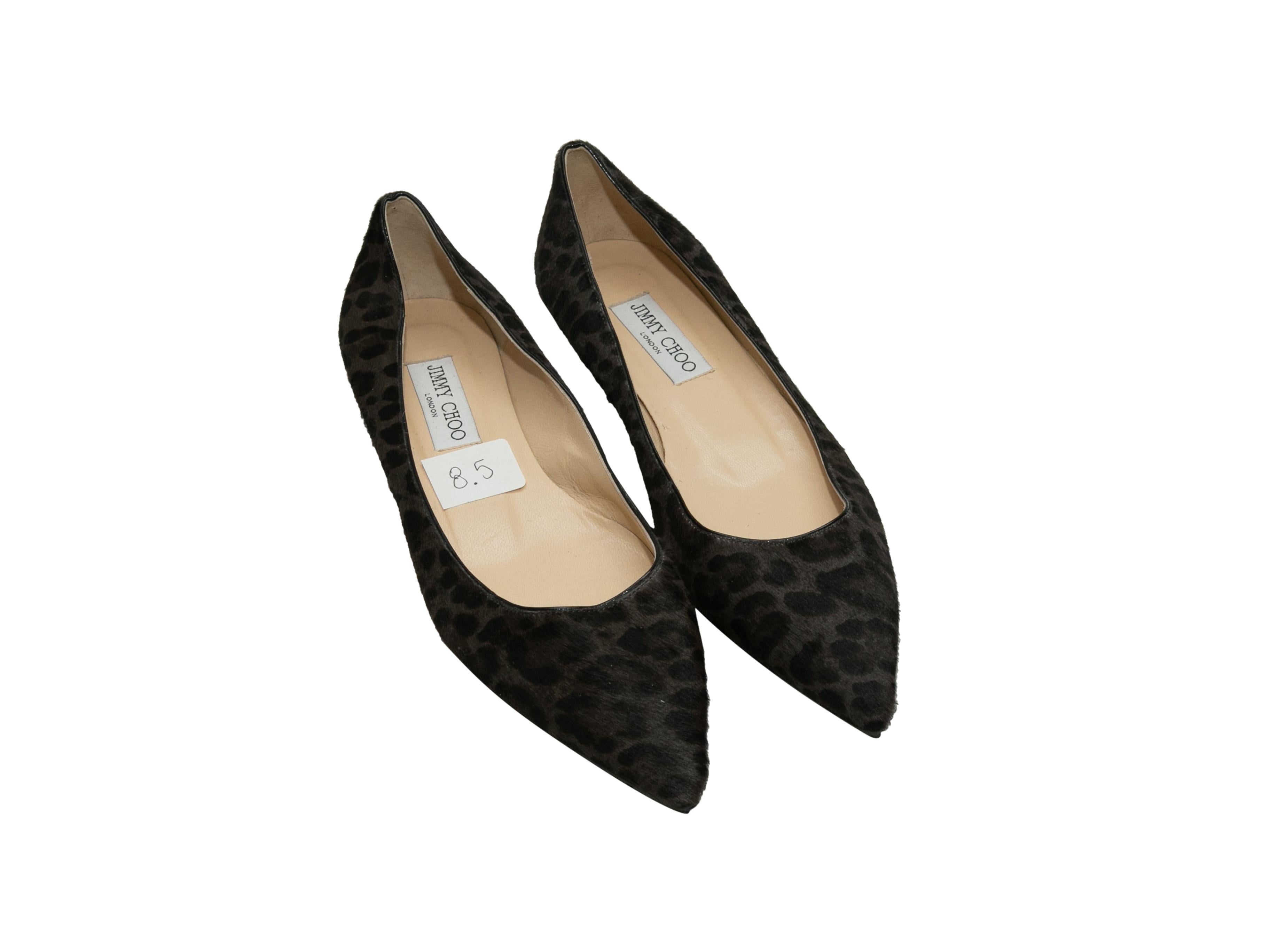 jimmy choo leopard flats