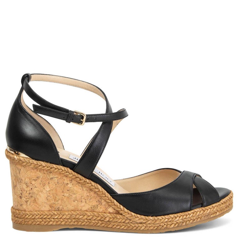 CHANEL Patent Leather Cork Wedges (8) - More Than You Can Imagine