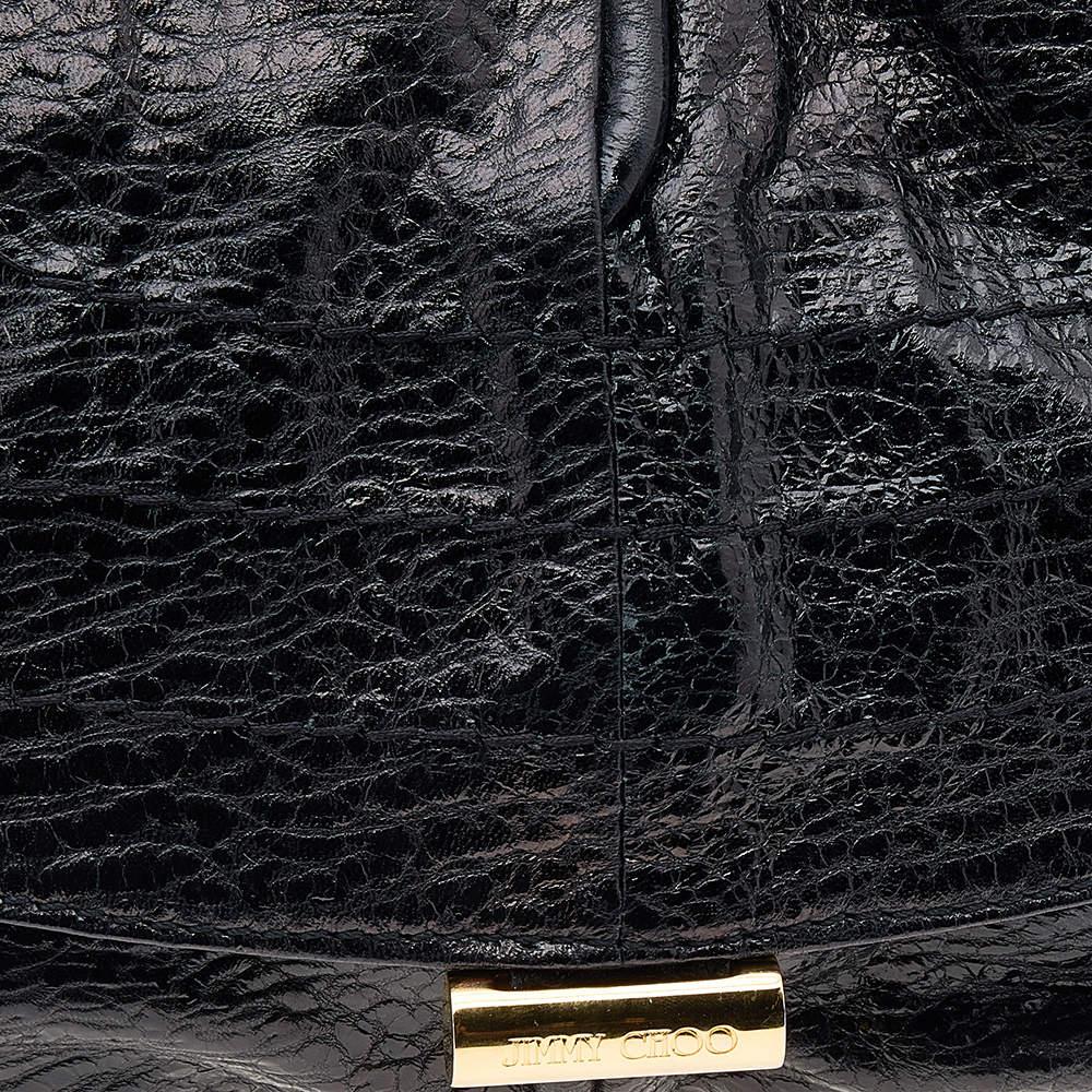  Jimmy Choo - Sac à bandoulière Ayse en cuir noir Pour femmes 