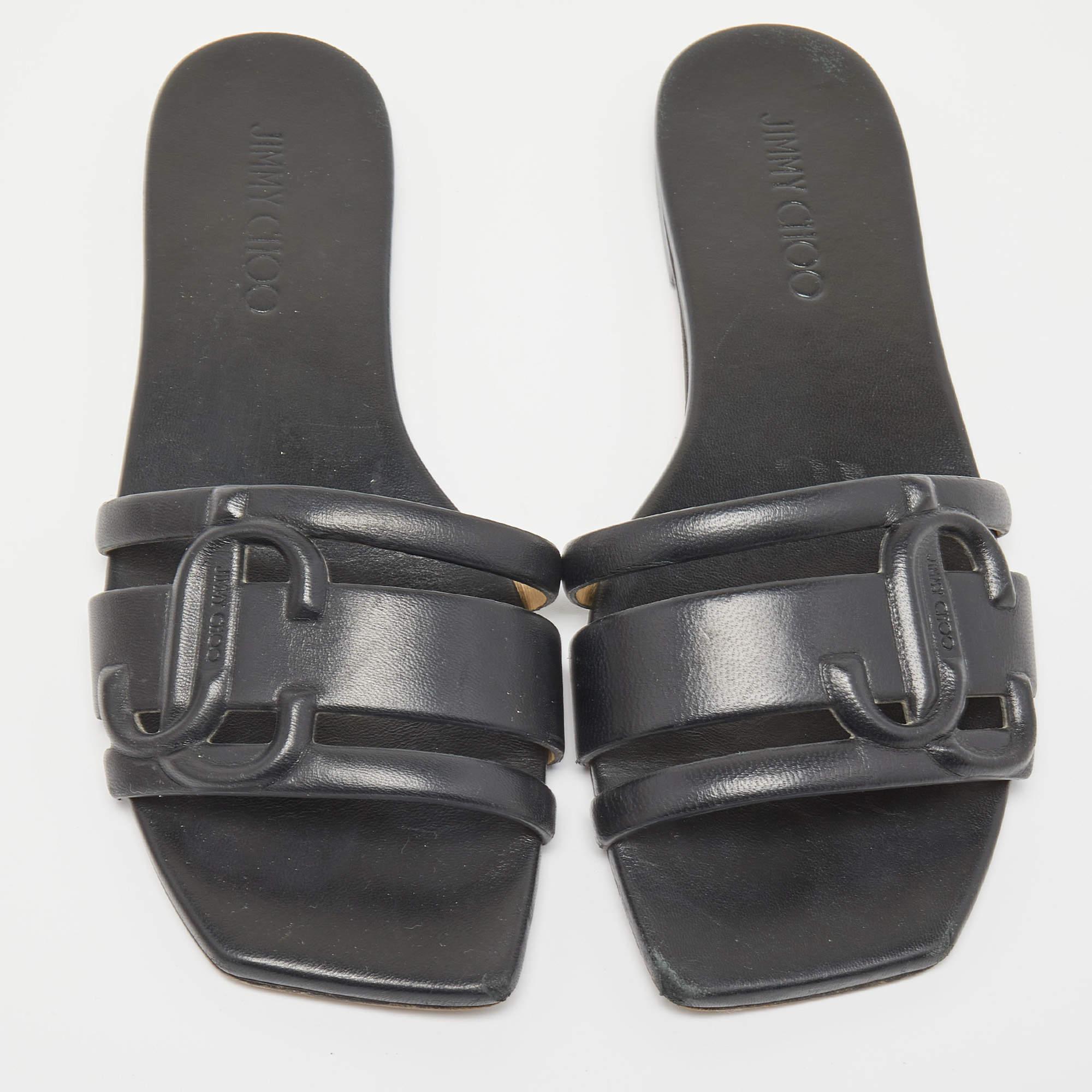 Jimmy choo auna leather mules top