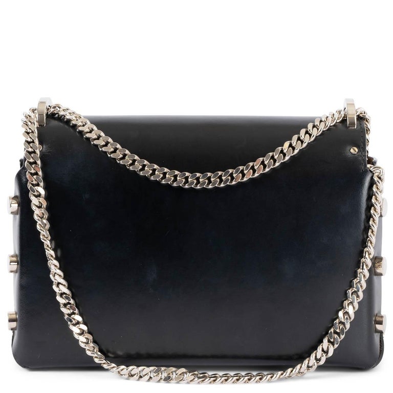 JIMMY CHOO black leather LOCKETT PETITE Shoulder Bag For Sale at 