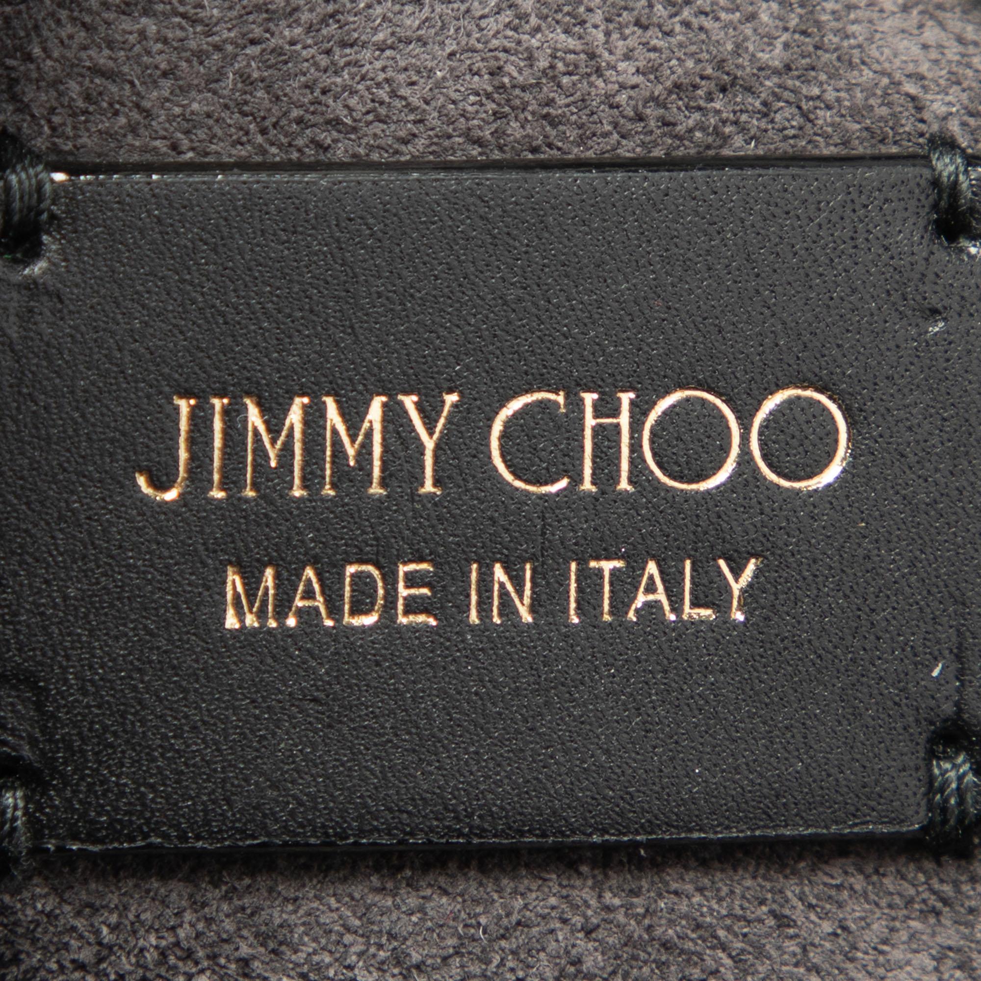 Jimmy Choo Black Leather Medium Varenne Bowler Bag 6