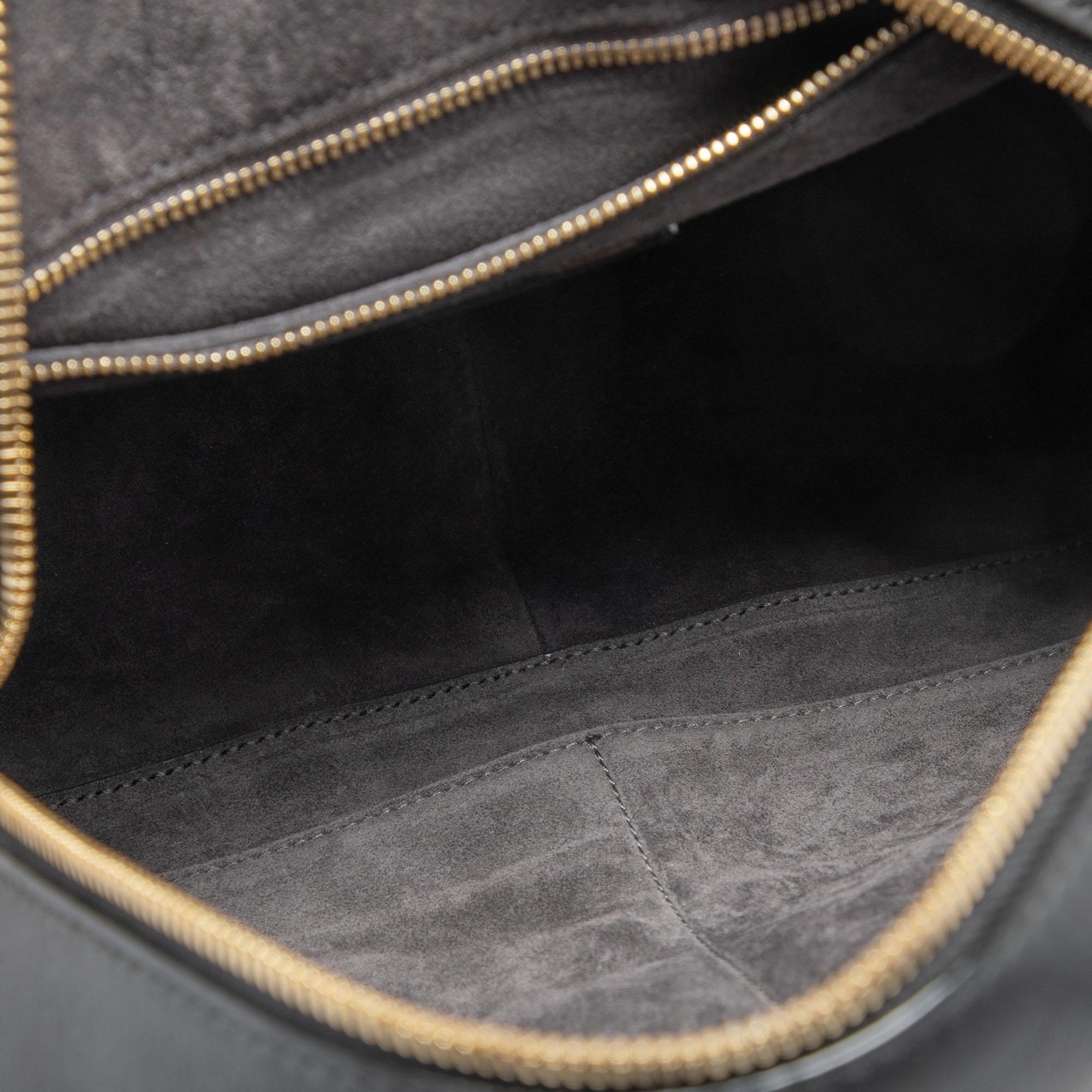 Jimmy Choo Black Leather Medium Varenne Bowler Bag In New Condition In Dubai, Al Qouz 2