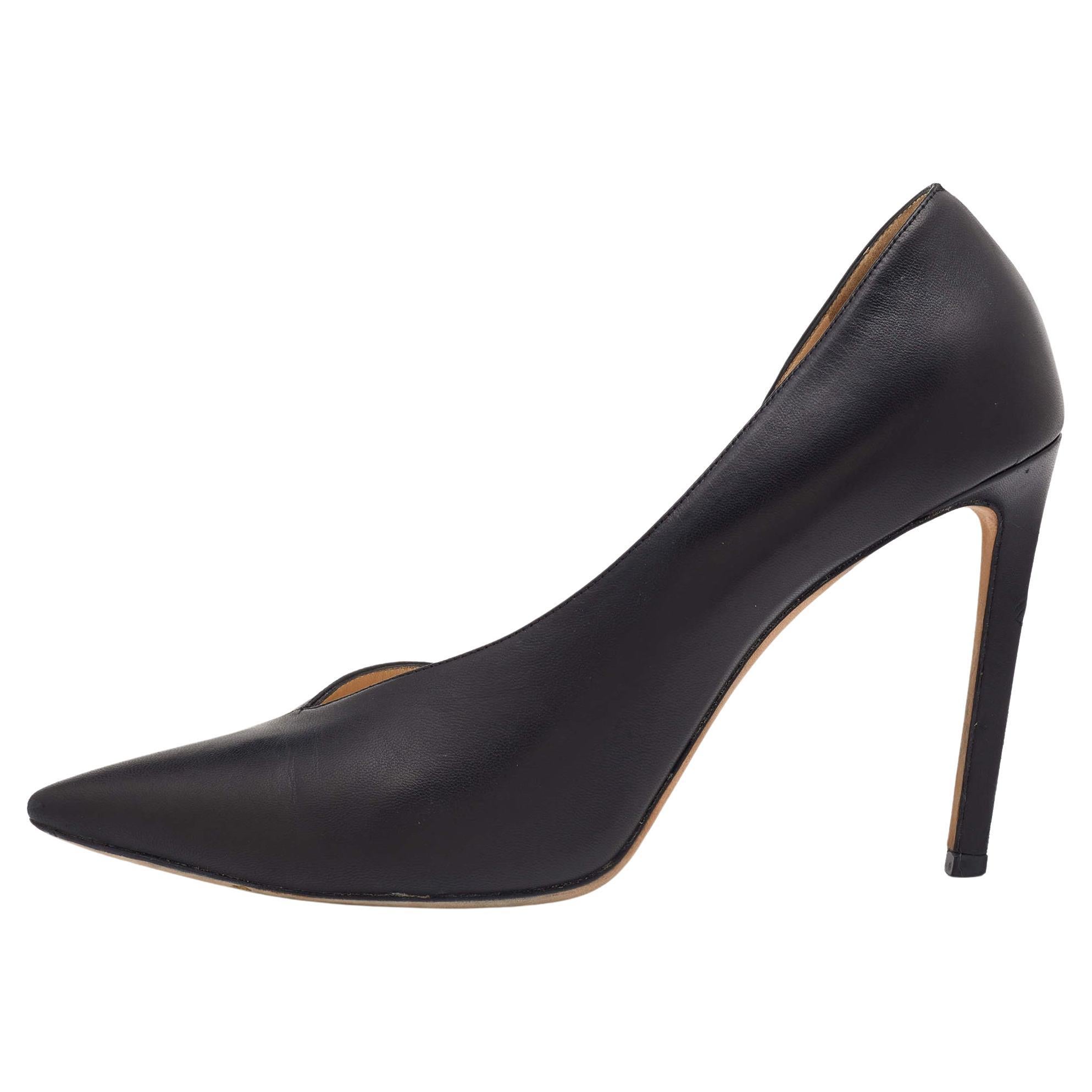 Jimmy Choo - Pumps a punta in pelle nera - misura 39,5