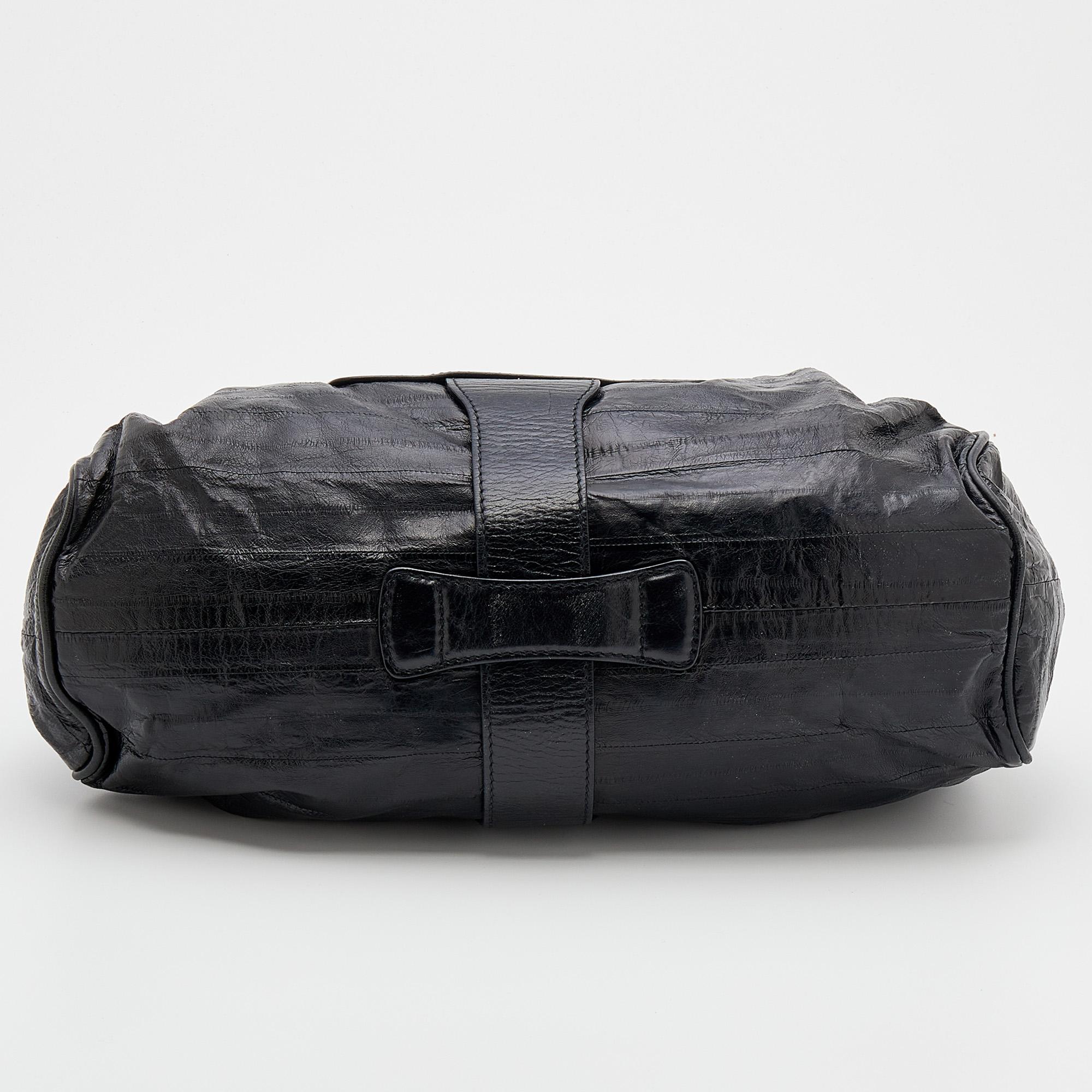 Jimmy Choo Black Leather Riki Tote For Sale 1