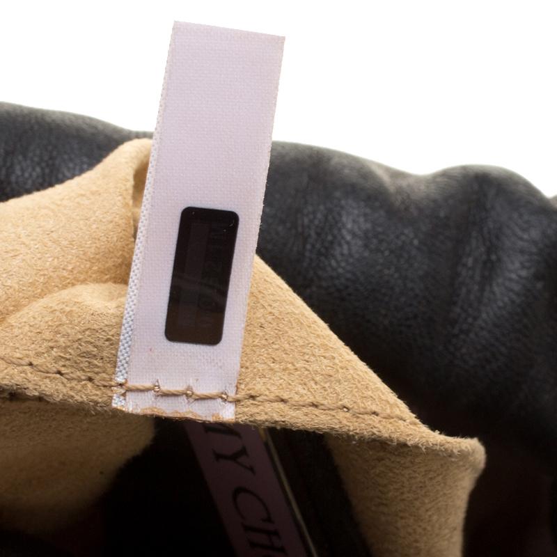 Jimmy Choo Black Leather Sequin Embellished Crossbody Bag 4