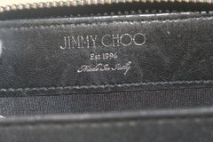 JIMMY CHOO Portefeuille Zippy en cuir noir 1JC726K