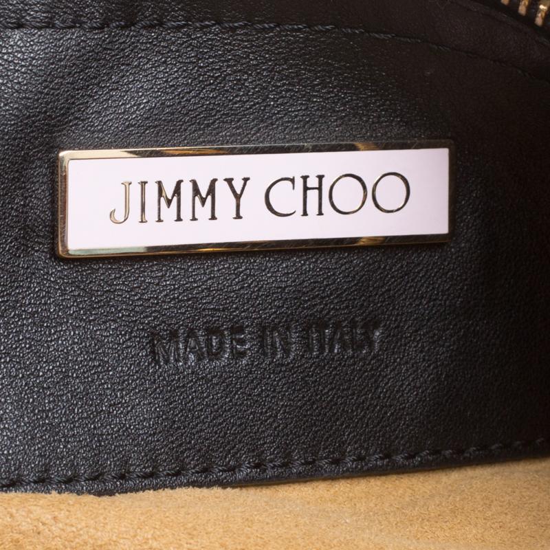 Jimmy Choo Black Leather Studded Tote 2