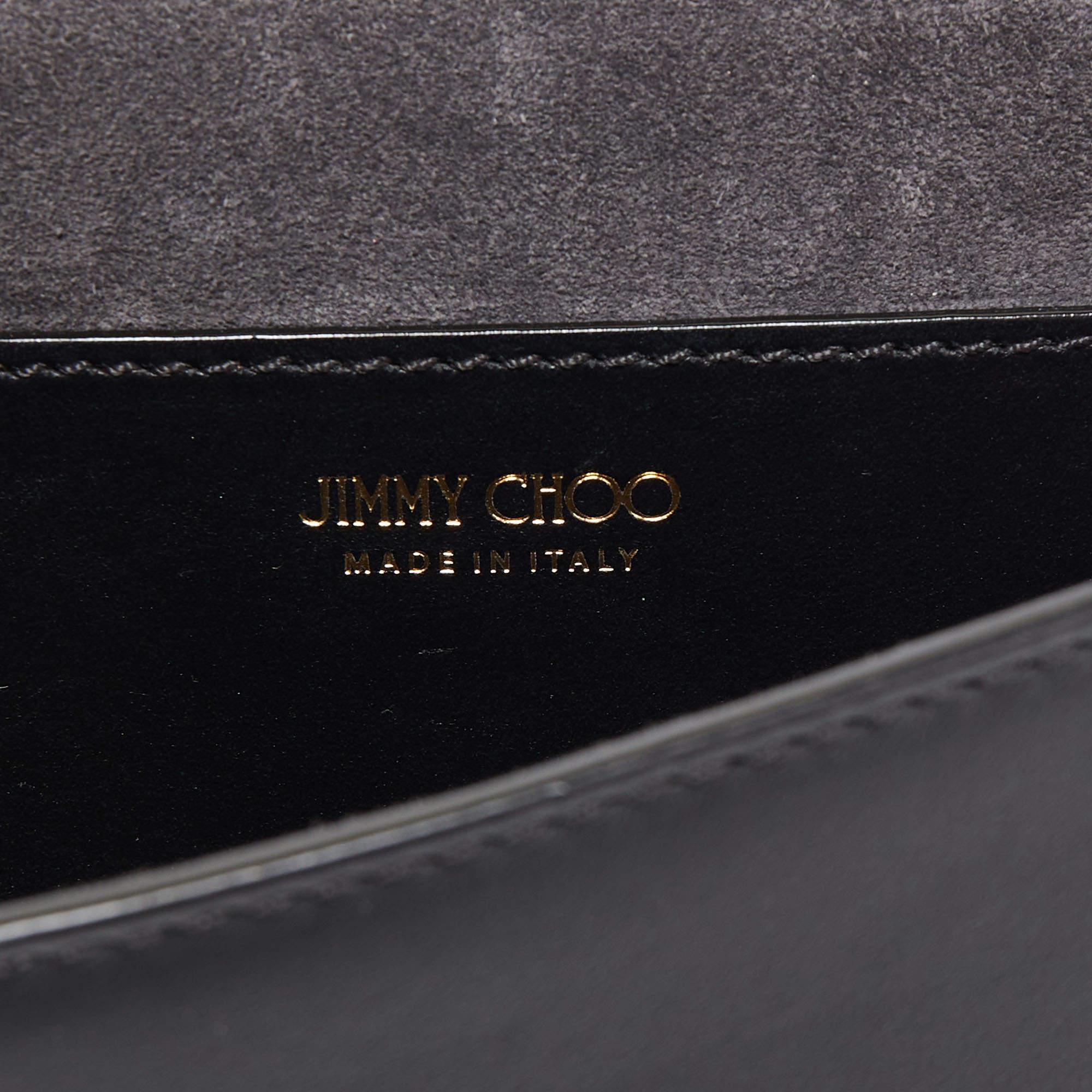 Women's Jimmy Choo Black Leather Varenne Belt Bag