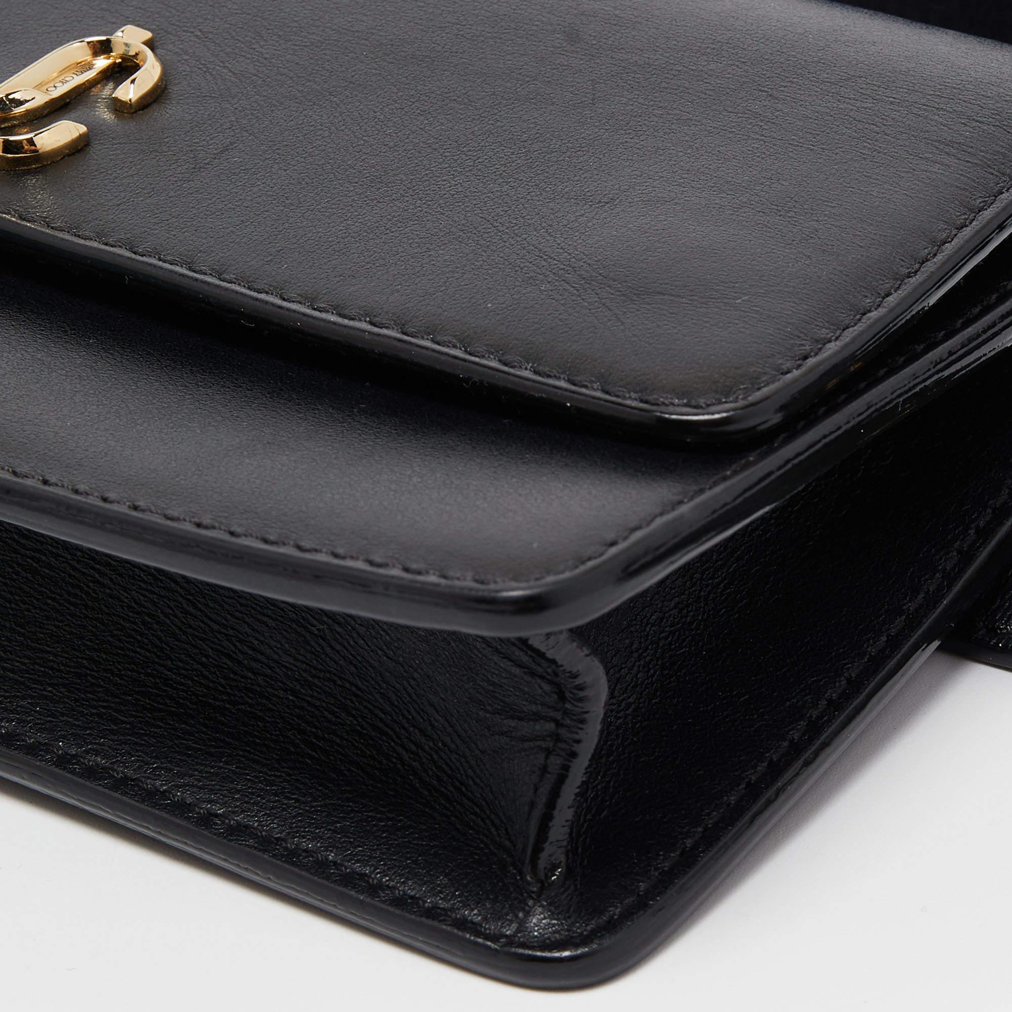 Jimmy Choo Black Leather Varenne Belt Bag 3