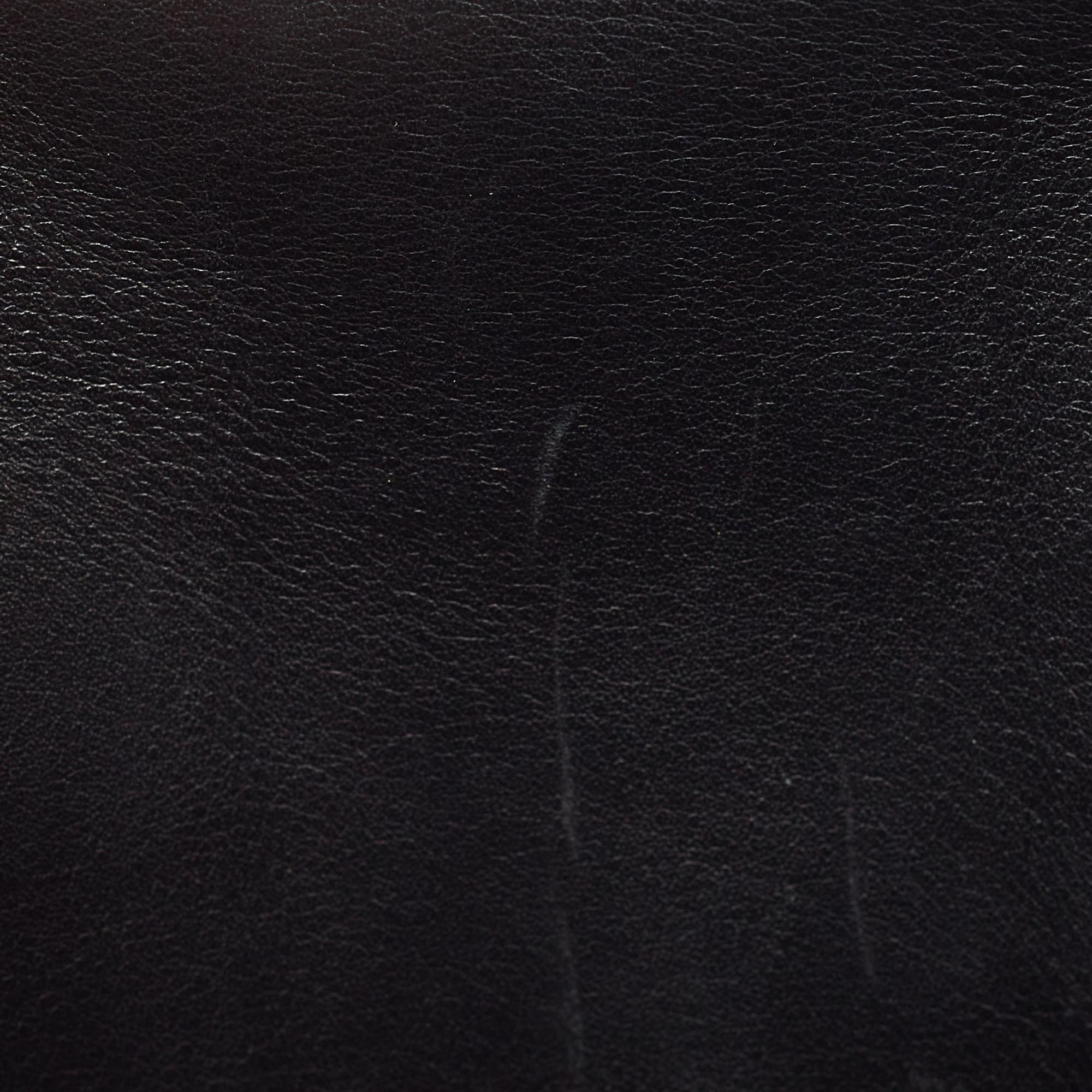 Jimmy Choo Black Leather Varenne Studded Flap Crossbody Bag For Sale 10