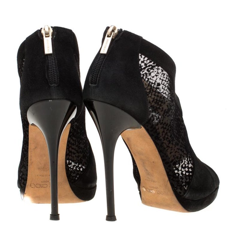 jimmy choo black booties