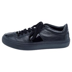 Jimmy Choo Zapatillas negras de charol y piel talla 39