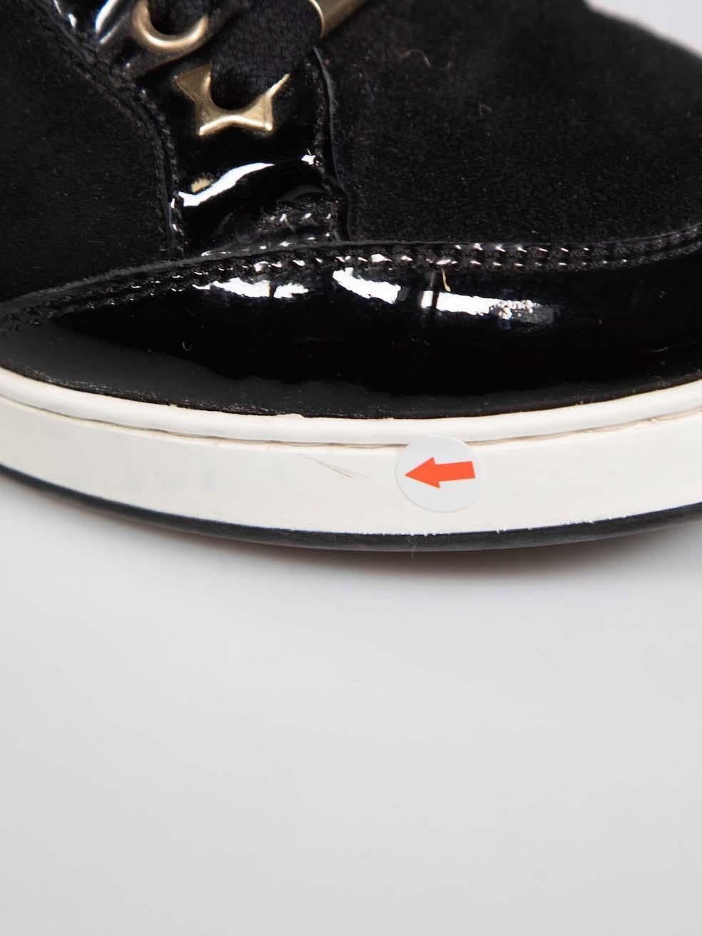Jimmy Choo, scarpe da ginnastica nere con lacci, taglia IT 35,5 in vendita 2