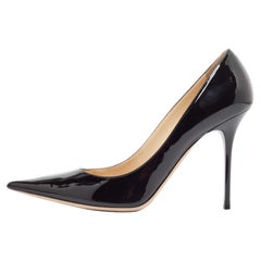 Jimmy Choo Black Patent Leather Abel Pumps Size 40.5