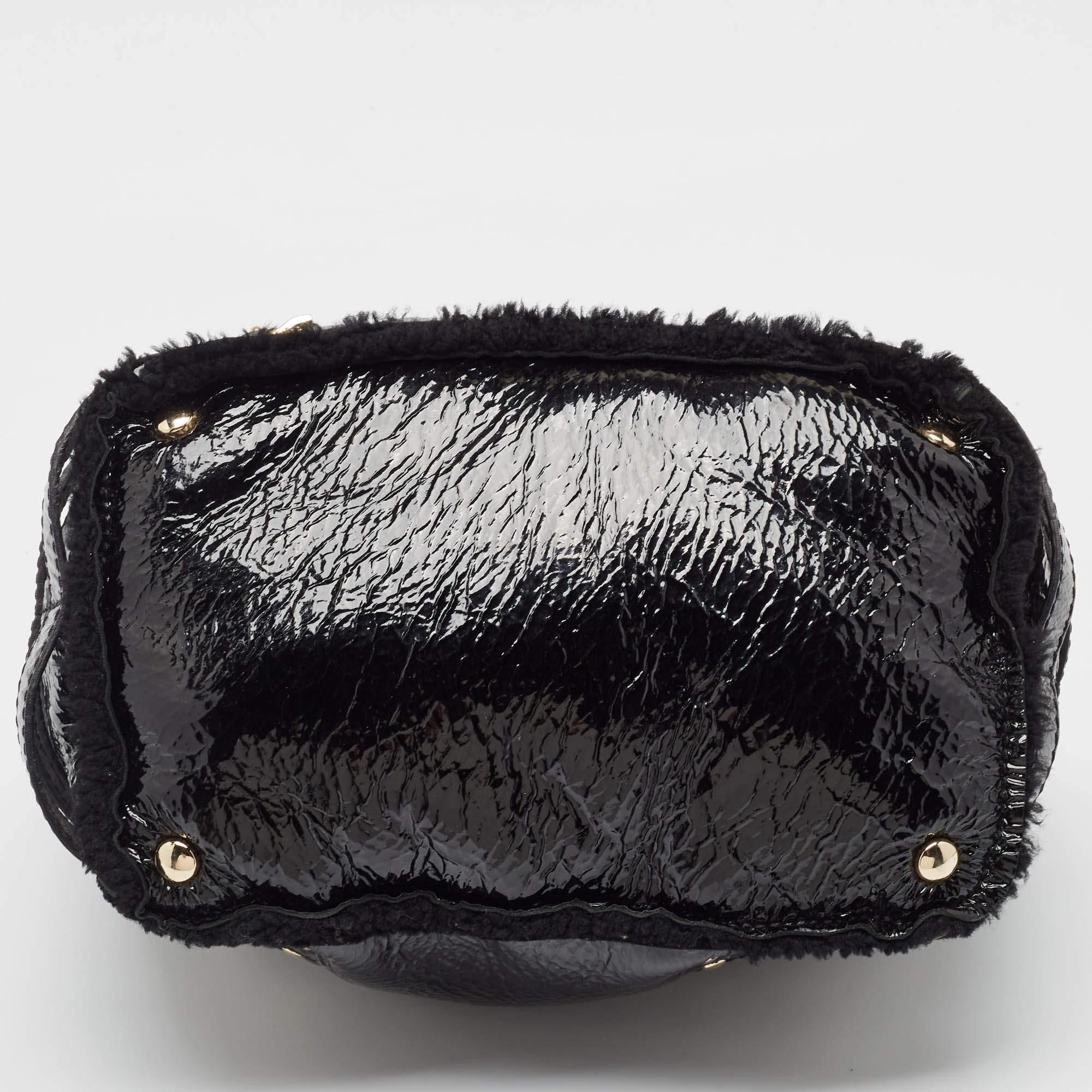 Jimmy Choo Black Patent Leather Bree Tote 2