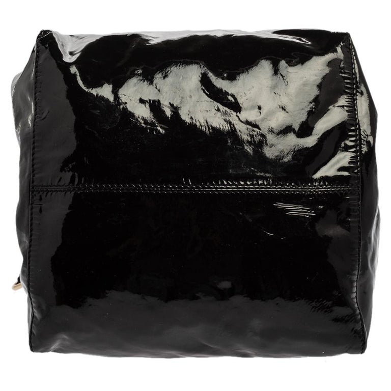 Jimmy Choo Black Patent Leather Lohla Jayne Tote at 1stDibs jimmy