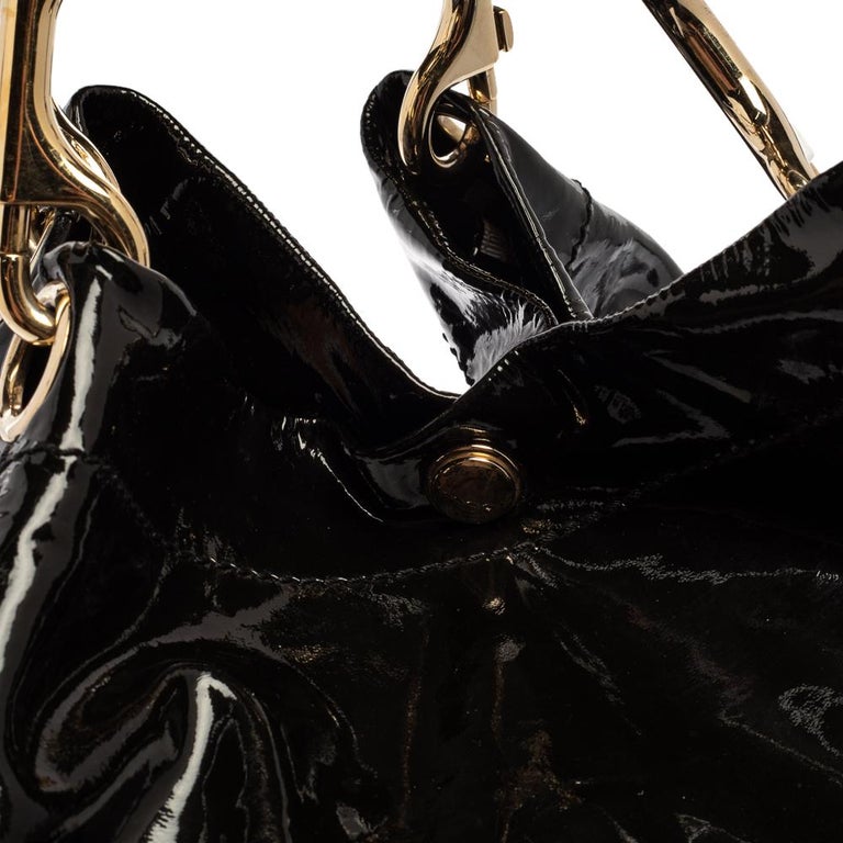 Jimmy Choo Black Patent Leather Lohla Jayne Tote at 1stDibs jimmy