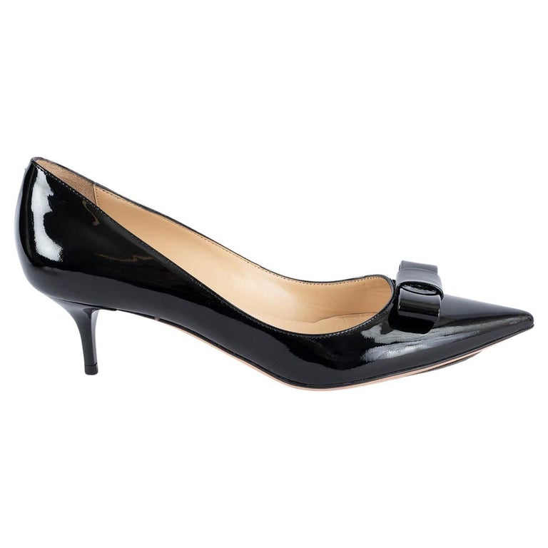 JIMMY CHOO black patent leather MANEEHA Pumps Shoes For Sale