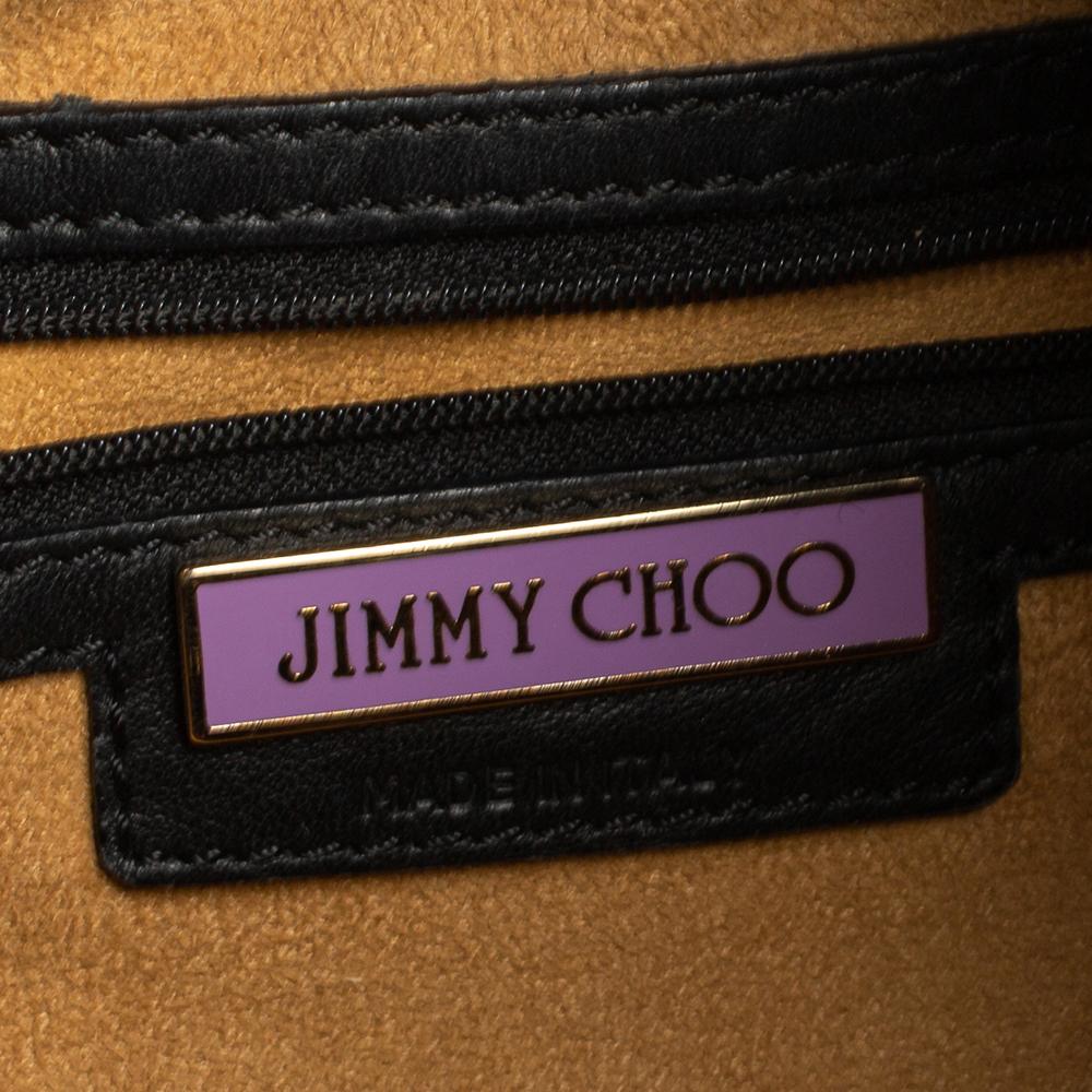 Jimmy Choo Black Patent Leather Ramona Shoulder Bag 2