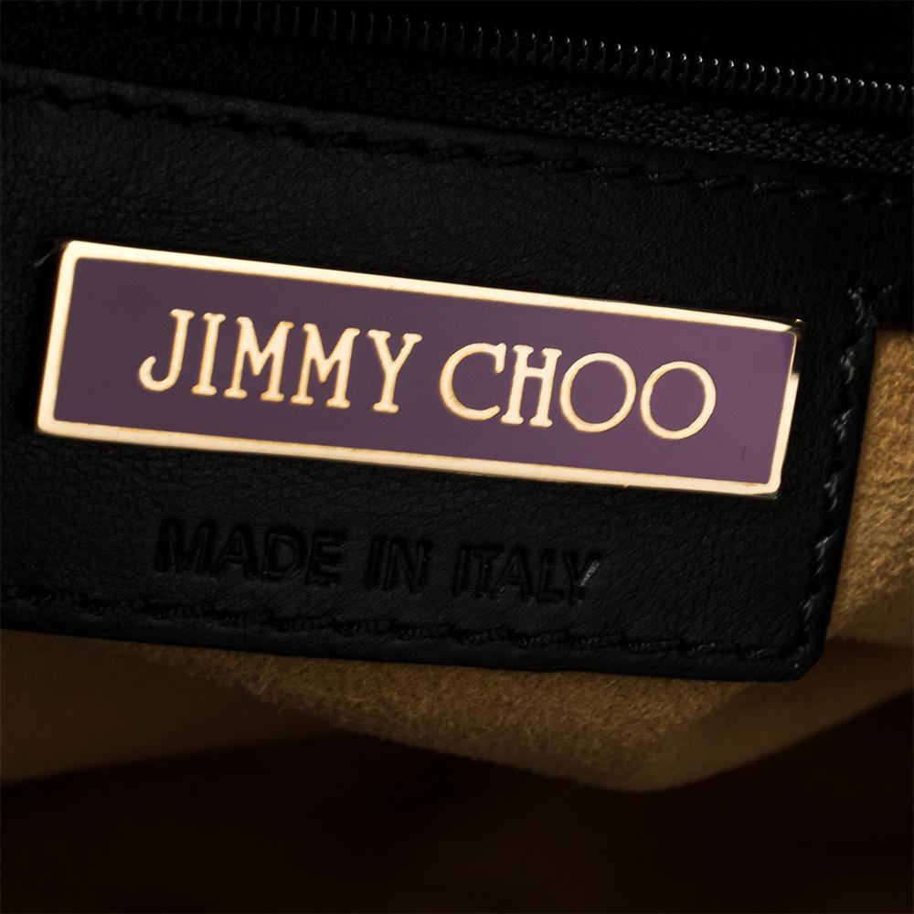 Jimmy Choo Schwarzes Lackleder Ramona Umhängetasche 4