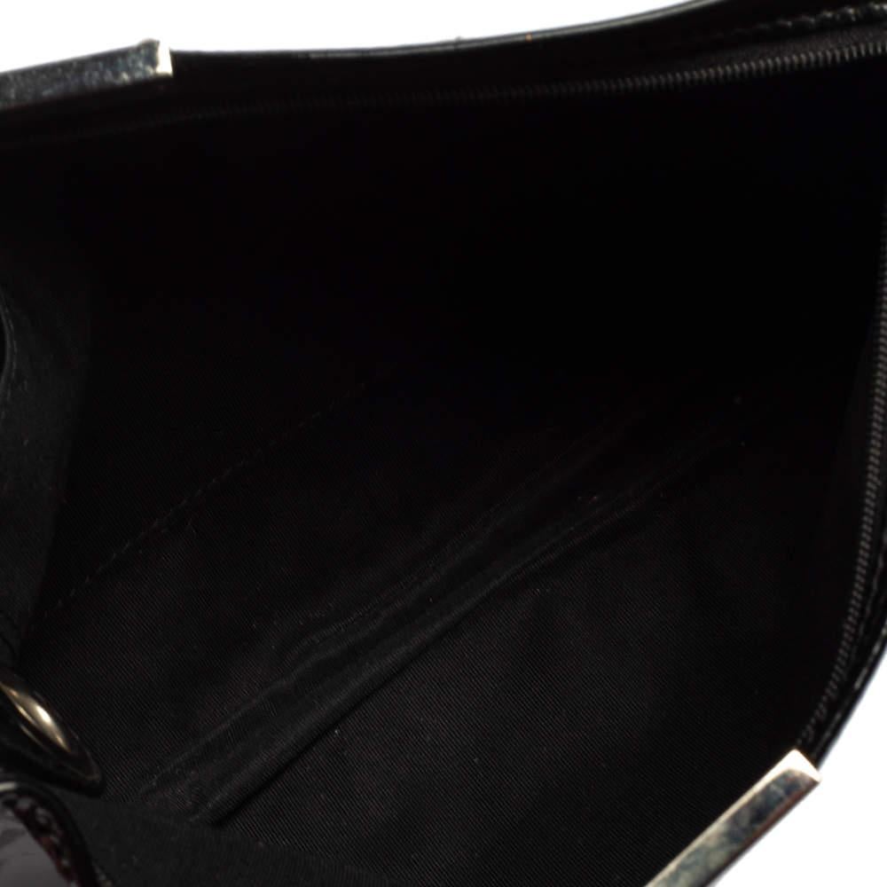 Jimmy Choo Black Patent Leather Star Studded Clutch 3