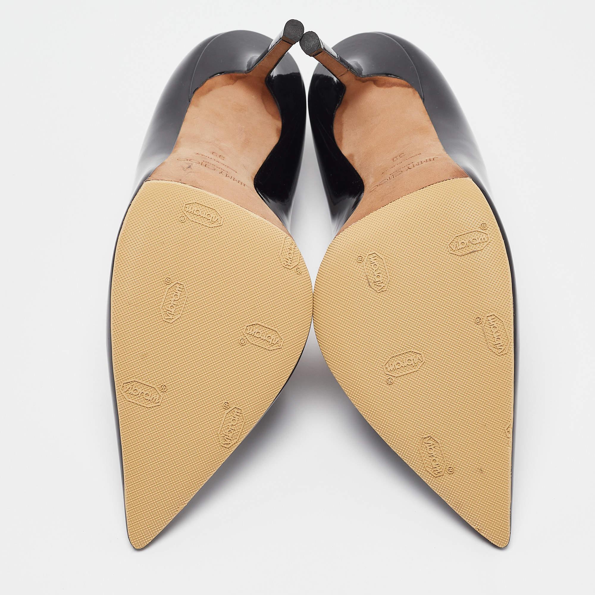 Jimmy Choo Black Patent Romy Pumps Size 39 2