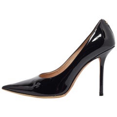 Jimmy Choo Black Patent Romy Pumps Size 39