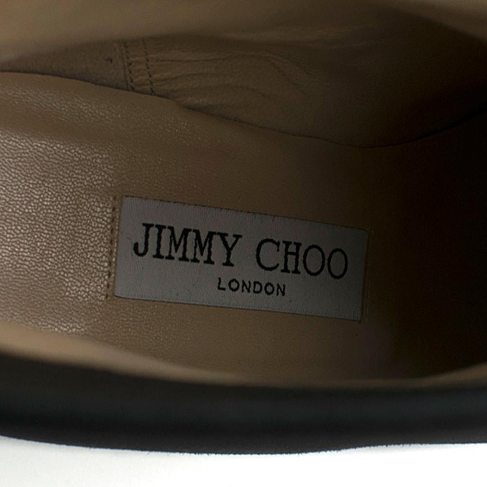 Jimmy Choo Black Suede Kix 65 Ankle Boots - Size 40.5 3