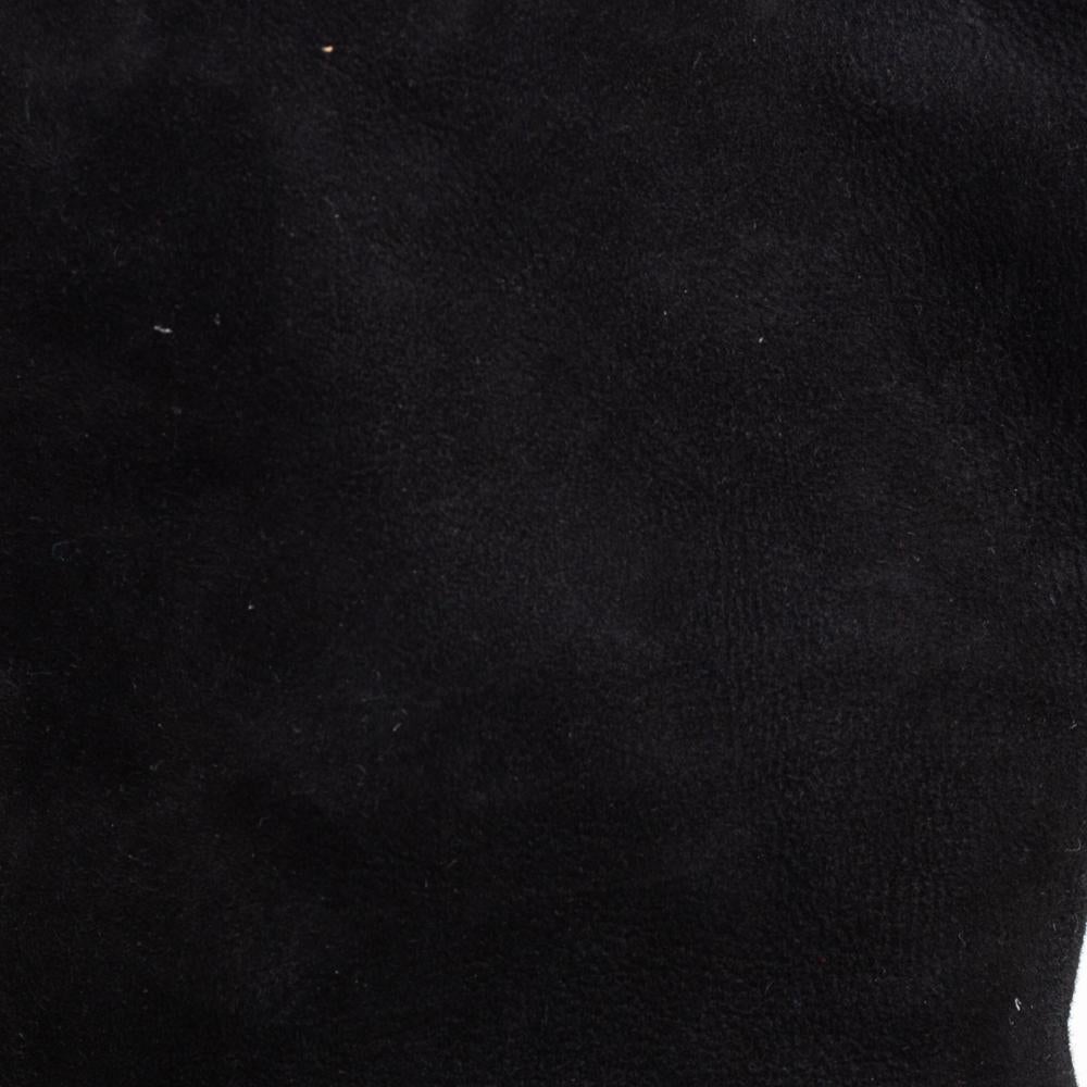 Jimmy Choo Black Suede Myren Over The Knee Boots Size 37 3