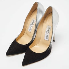 Jimmy Choo Black Suede Pointed Toe Pumps Size 35