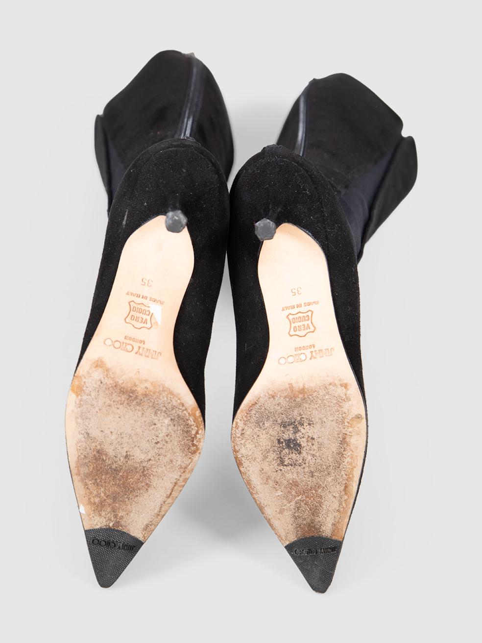 De las mujeres Jimmy Choo Botas Rudy de ante negro Talla IT 35 en venta