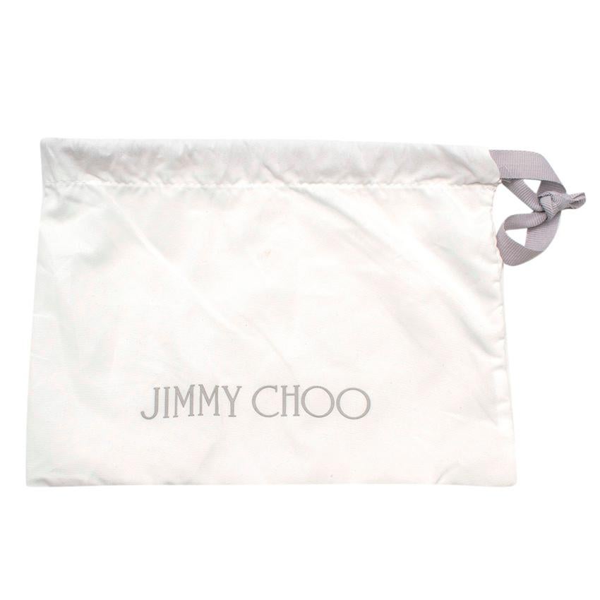 Jimmy Choo Black Velvet Crystal Embellished Cloud Clutch Bag 3