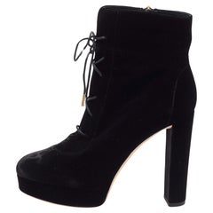 Jimmy Choo - Bottines Deon en velours noir - Taille 38