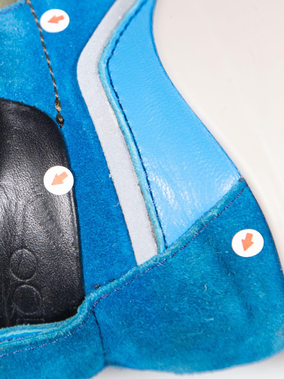 Jimmy Choo Blue Low Top Raine Trainers Size IT 35 For Sale 4