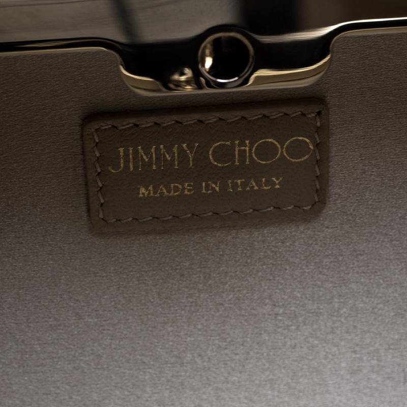 Jimmy Choo Blue Patent Leather Carmen Clutch 7