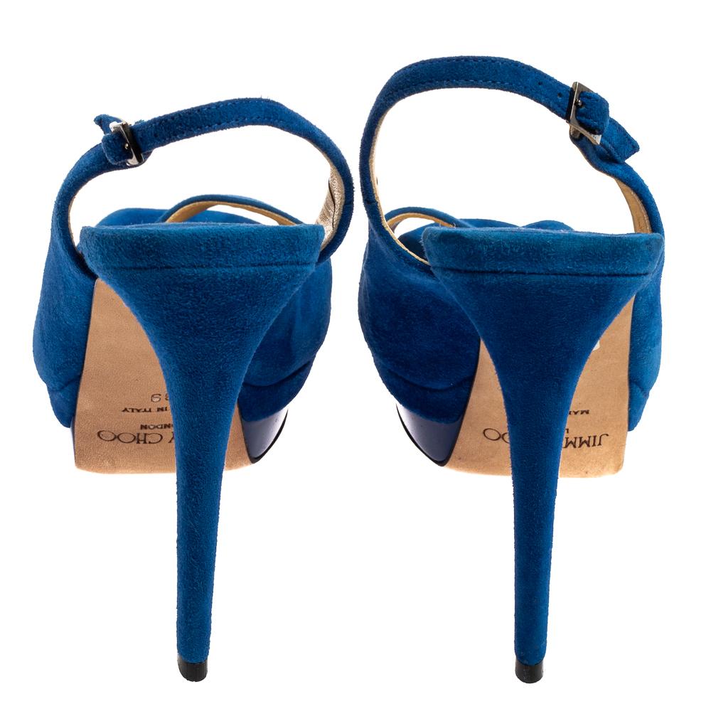 jimmy choo blue heels