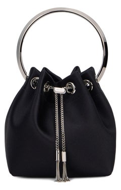 Jimmy Choo Bon Bon Bucket Bag — Black