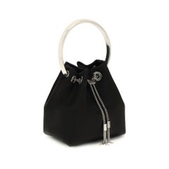 Jimmy Choo Bon Bon Bucket Bag — Black