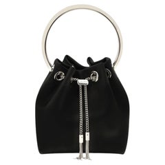 Jimmy Choo Bon Bon Bucket Bag — Black