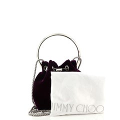 Jimmy Choo Bon Bon Top Handle Bag Velvet